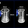 Clear Acrylic Aquarium Feeding Cup Ring Anti-drift Betta Fish Feeder
