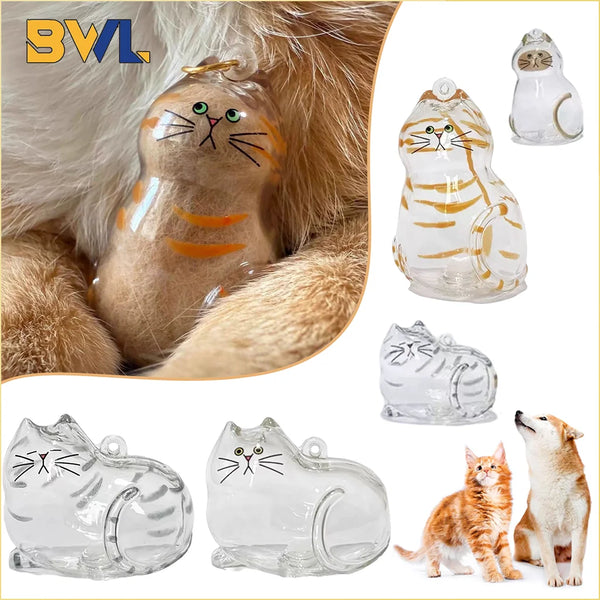 Pet Hair Keepsake Box for Cat Fur Memorial