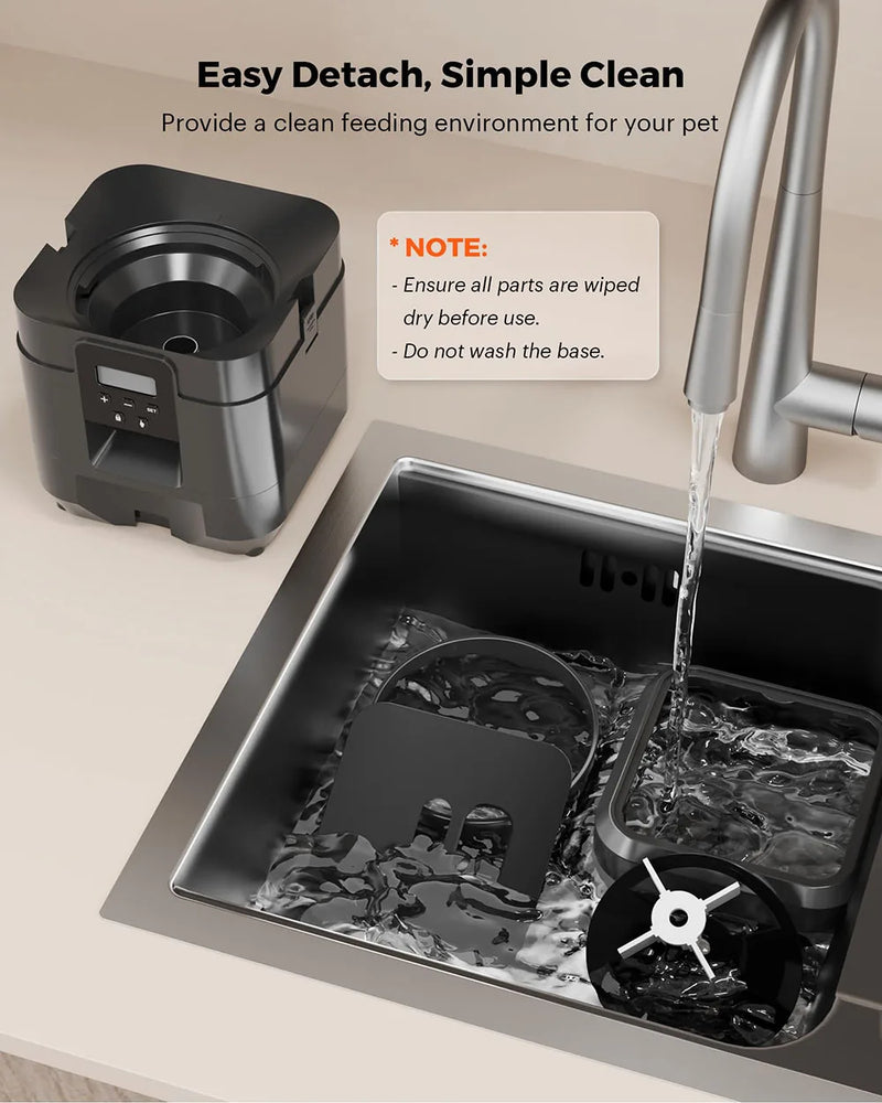 Automatic Pet Feeder with Timed Dispenser for Cats and Dogs
