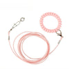 Elastic Parrot Training Leash with Metal Buckle