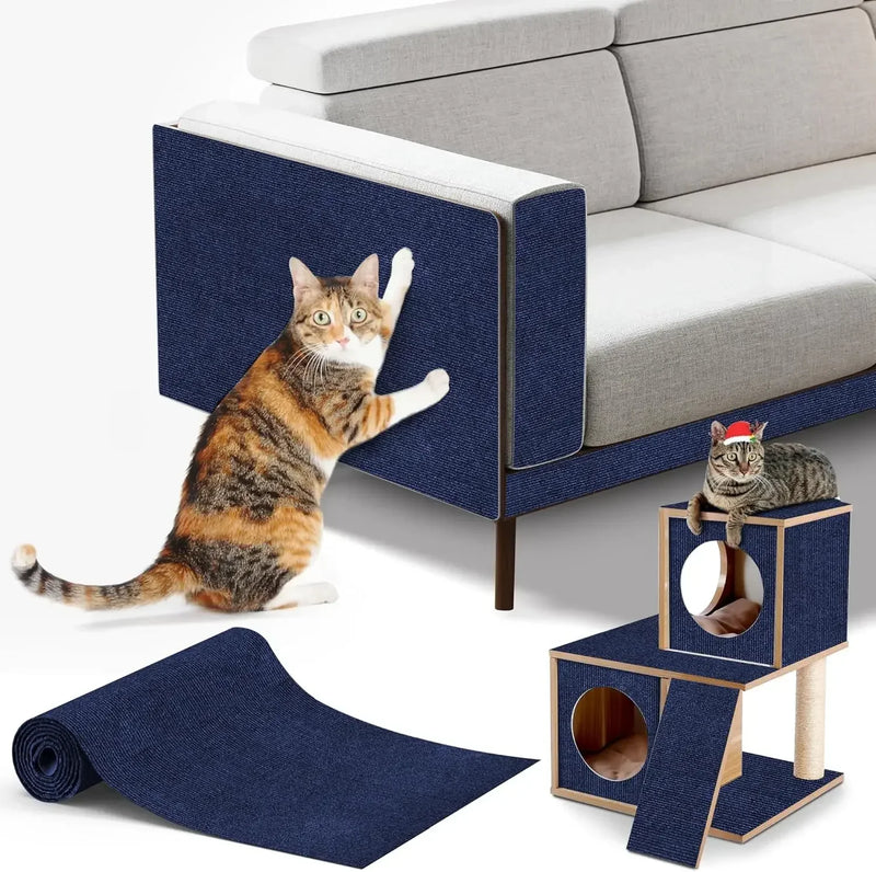 Trimmable Cat Scratching Mat - Self-Adhesive