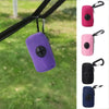 Portable Mesh Dog Waste Bag Dispenser with Carabiner Clip
