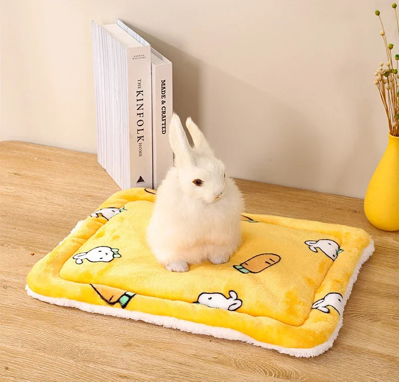 Tapis de Lit en Polaire Confortable pour Petits Animaux
