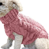 Classic Knitted Turtleneck Sweater for Small Dogs and Cats