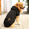 Sudadera de Fleece para Perro Grande con Capucha y Bolsillo con Cremallera