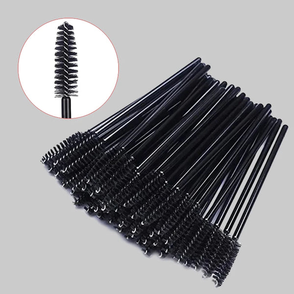 Disposable Eyelash Brushes for Makeup & Brow Grooming