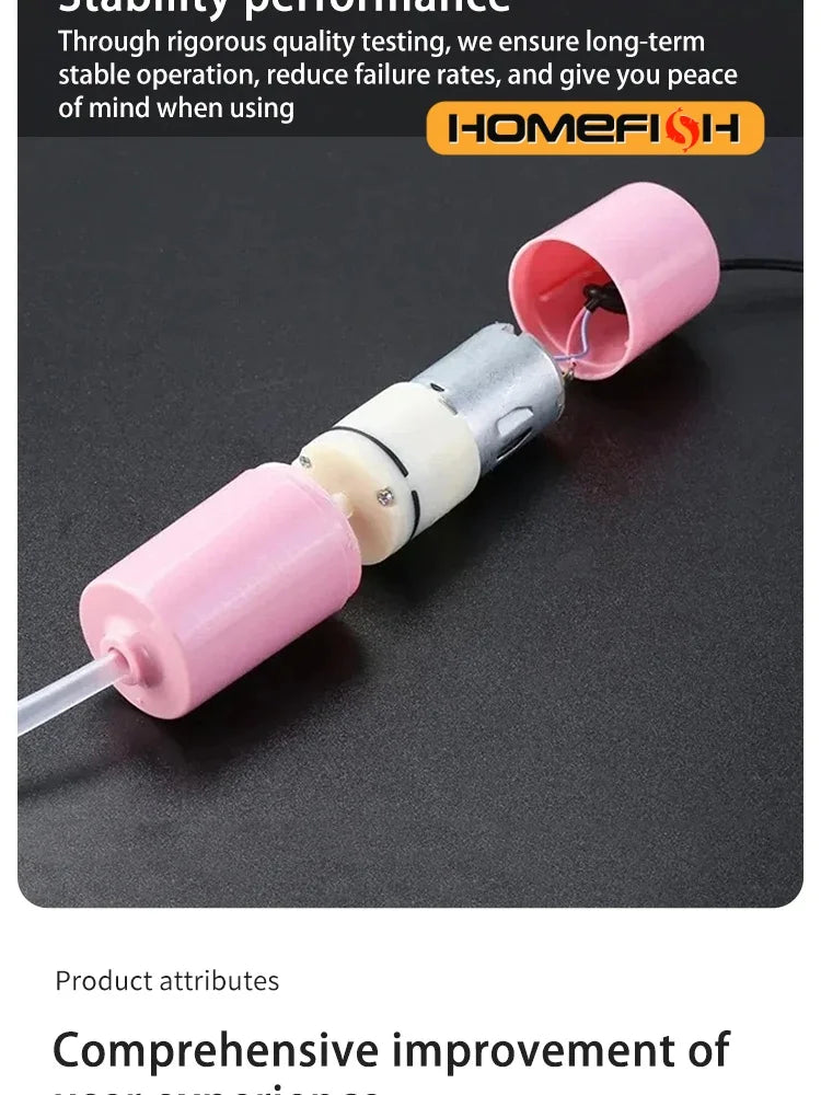 Kompakte USB-Aquarienluftpumpe