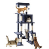 Multi-Level Cat Tree with Scratching Posts and Cozy Condos