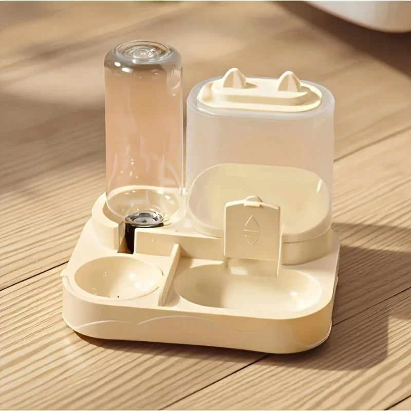 Large-Capacity Gravity Waterless and Wet Dual-Use Automatic Pet Food dispenser for cats and dogs