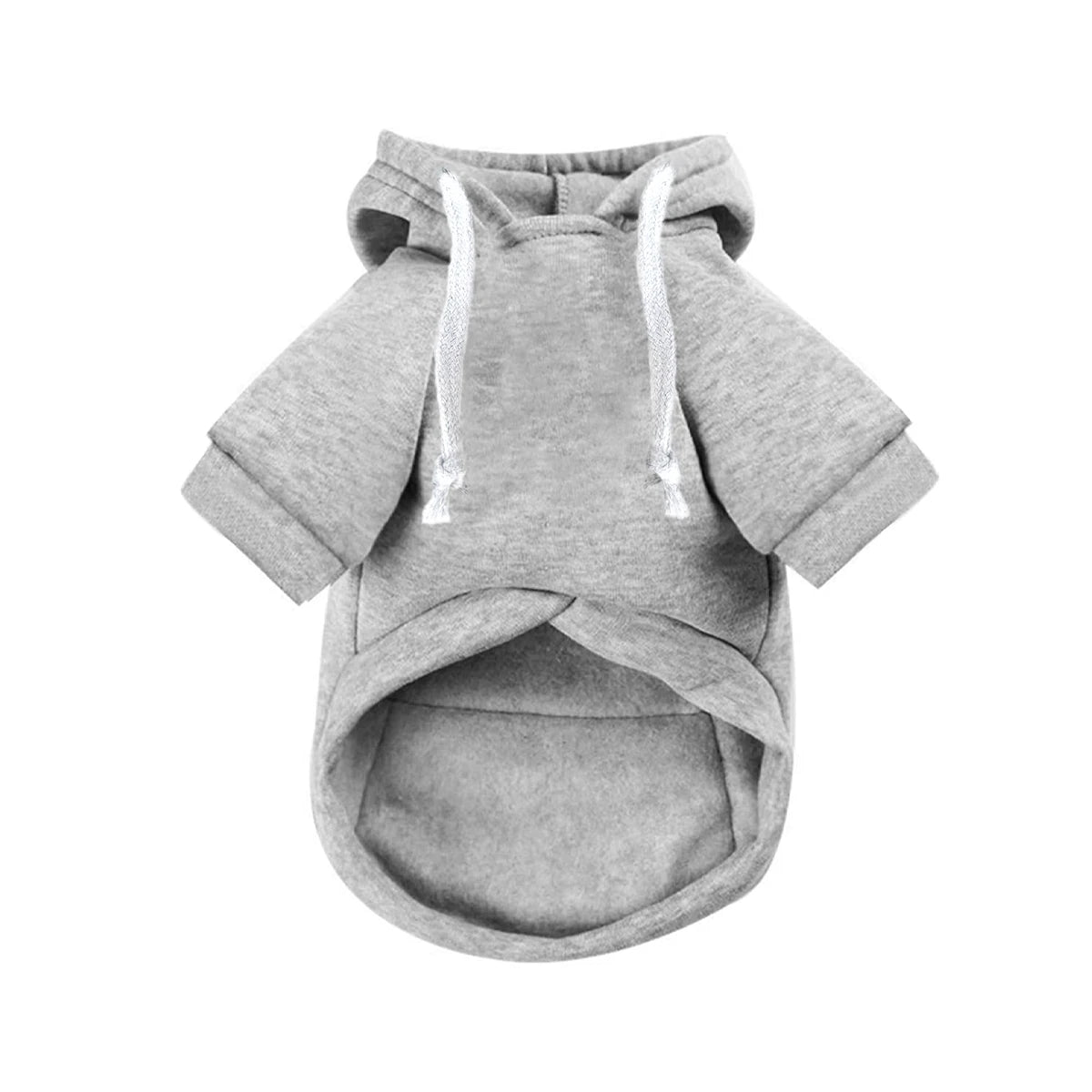 Cozy Fleece Hoodie for Small Dogs and Cats with Pockets