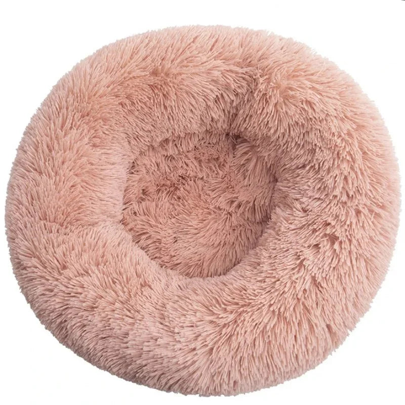 Ultra-Soft Plush Pet Bed for Dogs & Cats