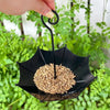 Umbrella-Shaped Hanging Bird Feeder with Leak-Resistant Design