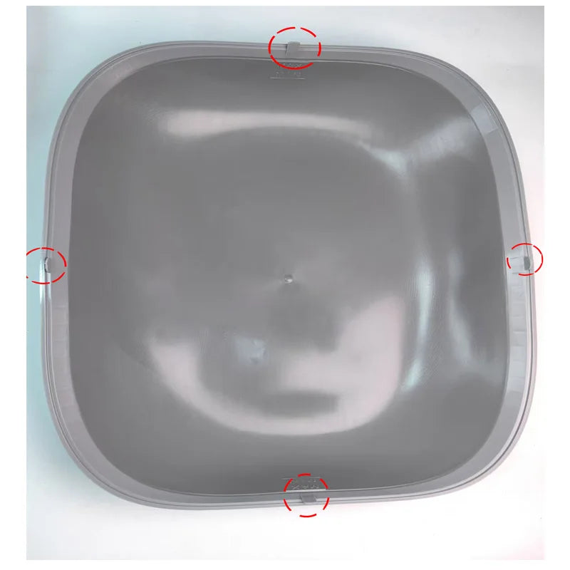 Litter Box Filter Bin Door and Bottom Bracket