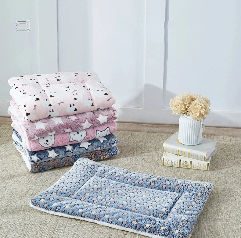 Tapis de Sommeil pour Animaux en Flanelle