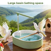 Automatic Circulating Bird Bath with Perch