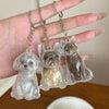 Pet Hair Keepsake Keychain with Transparent Capsule