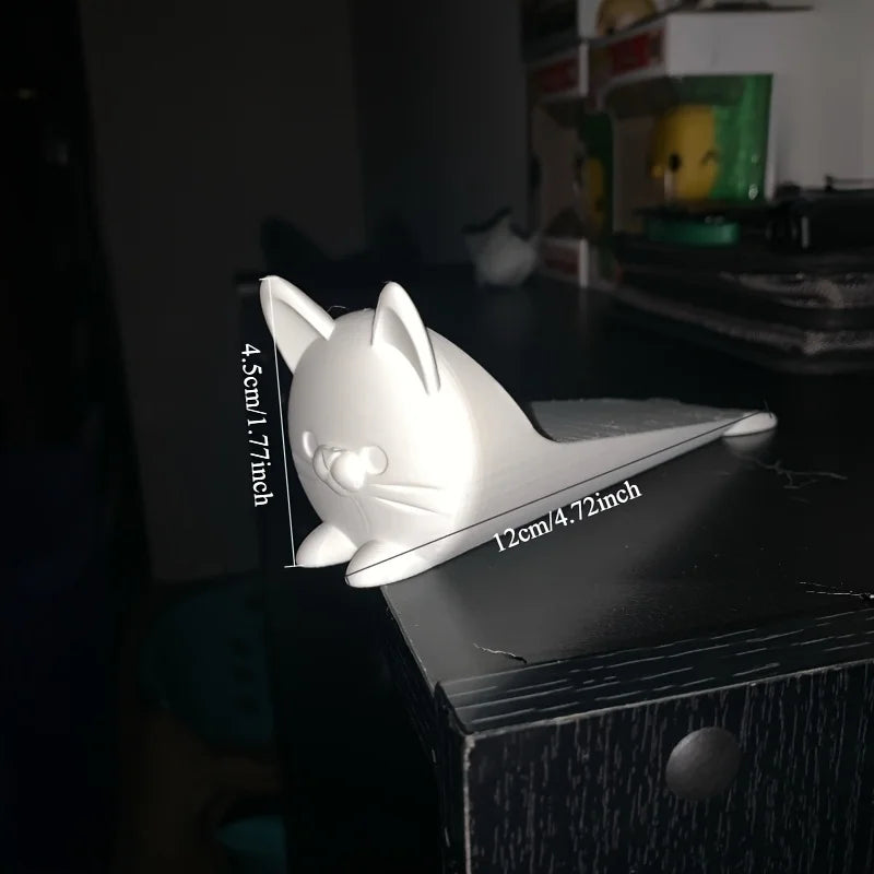 Cute Cat Door Stopper - Non-Slip Anti-Slam Wedge