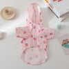 Cartoon Printed Waterproof Dog Raincoat