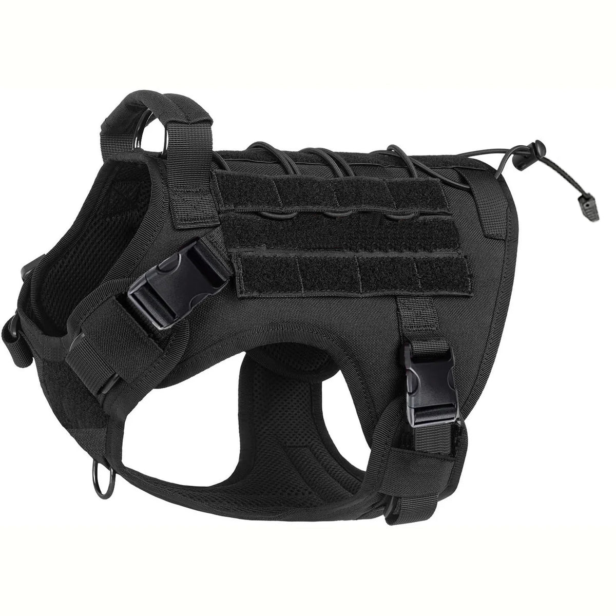 Tactical Dog Harness with Handle and Hook & Loop Panels