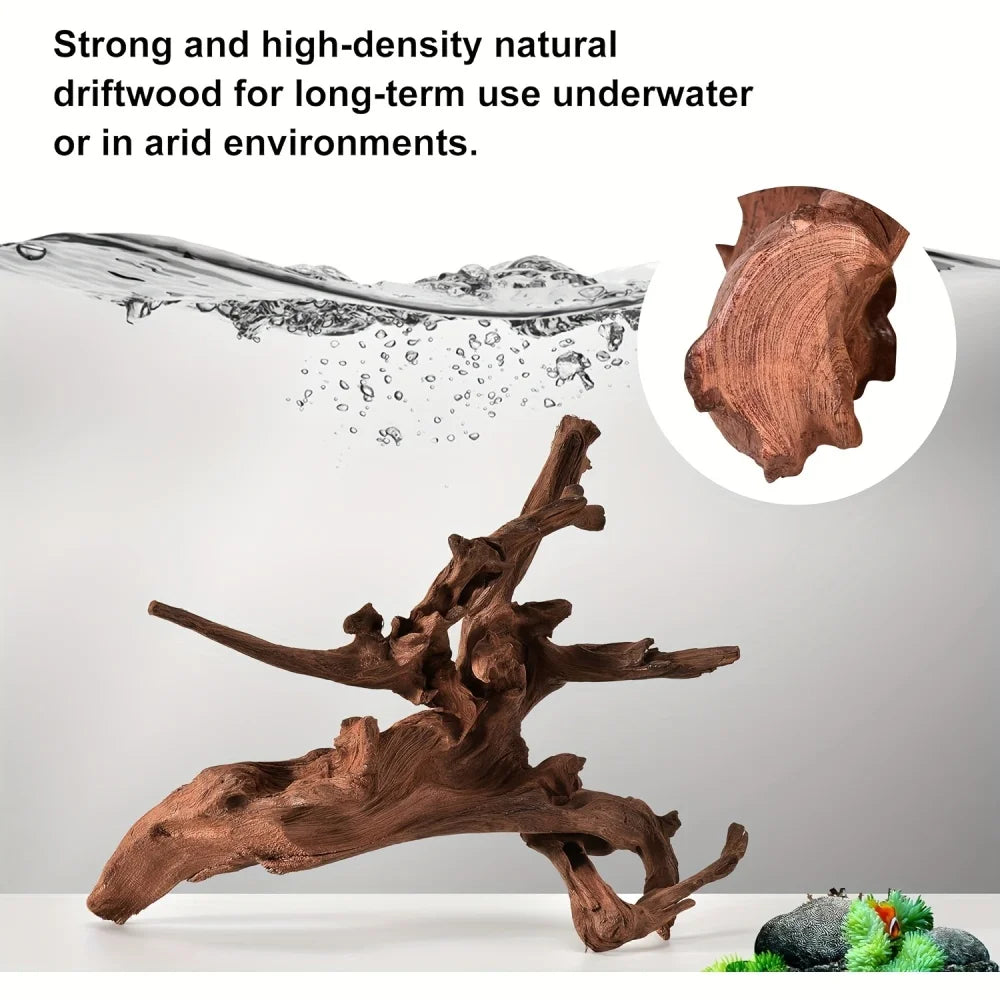 Natural Sinkable Driftwood for Aquarium and Reptile Habitats