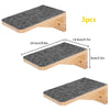 Wall-Mounted Cat Hammock and Climbing Stairs with Scratcher