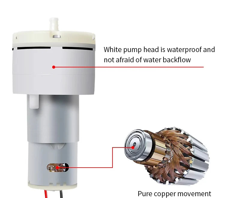 DC 12V Mini Aquarium Air Pump with PWM Control