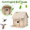 Wooden Hanging Birdhouse for Garden & Patio