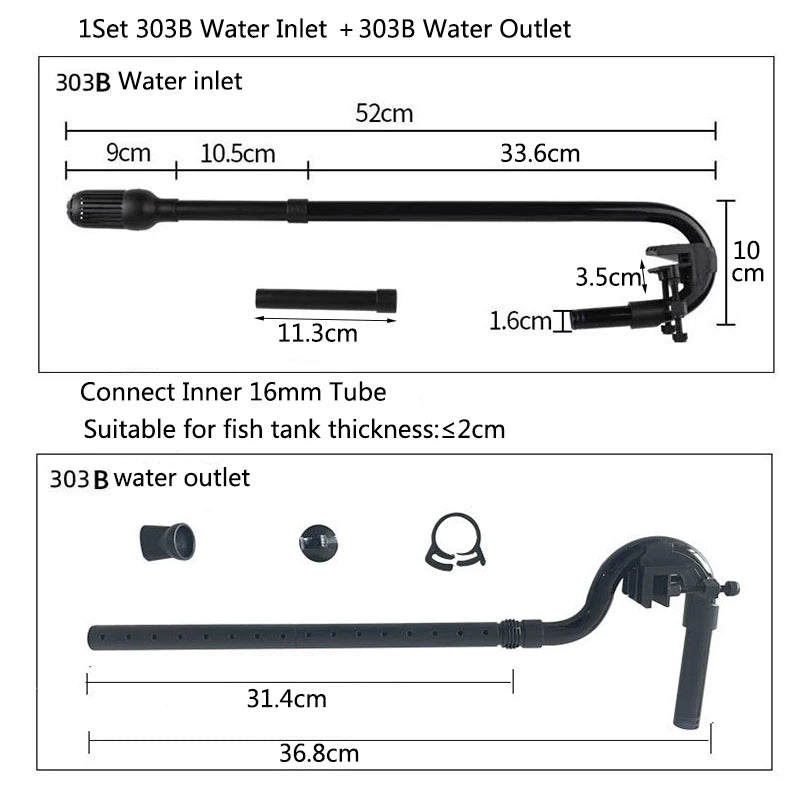 Rain Spray Bar Kit for Aquarium External Canister Filter