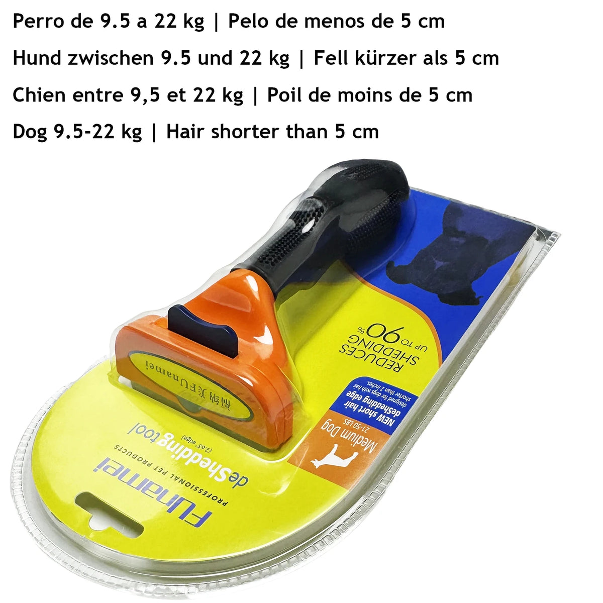 Pet Deshedding Brush for Dogs and Cats – Removes Loose Fur and Tangles