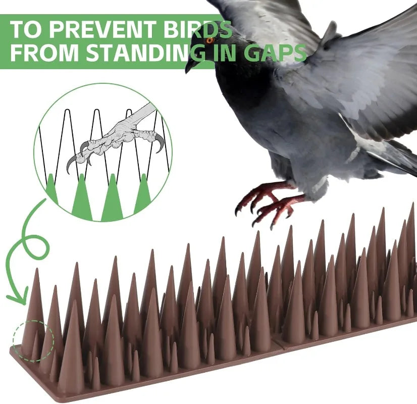 Bendable Bird Repellent Spikes for Outdoor Pest Control