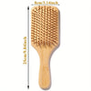 Natural Bamboo Air Cushion Scalp Massage Hair Brush – Detangling & Anti-Static