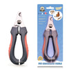 Stainless Steel Pet Nail Clippers with Safety Guard & Built-In File