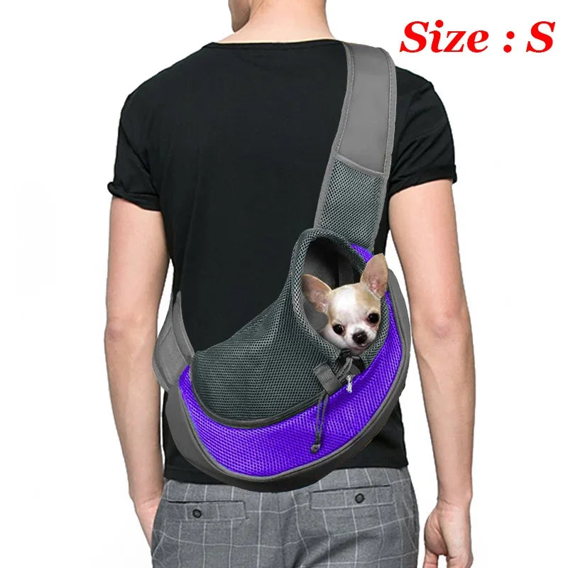 Breathable Dog Sling Carrier for Small Pets