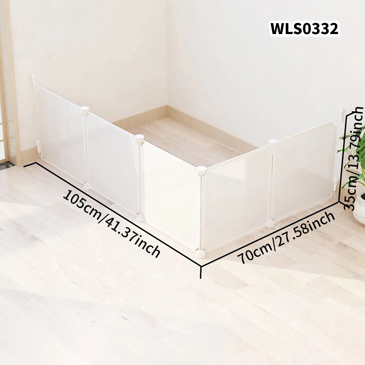 Modular Pet Playpen with Easy Assembly