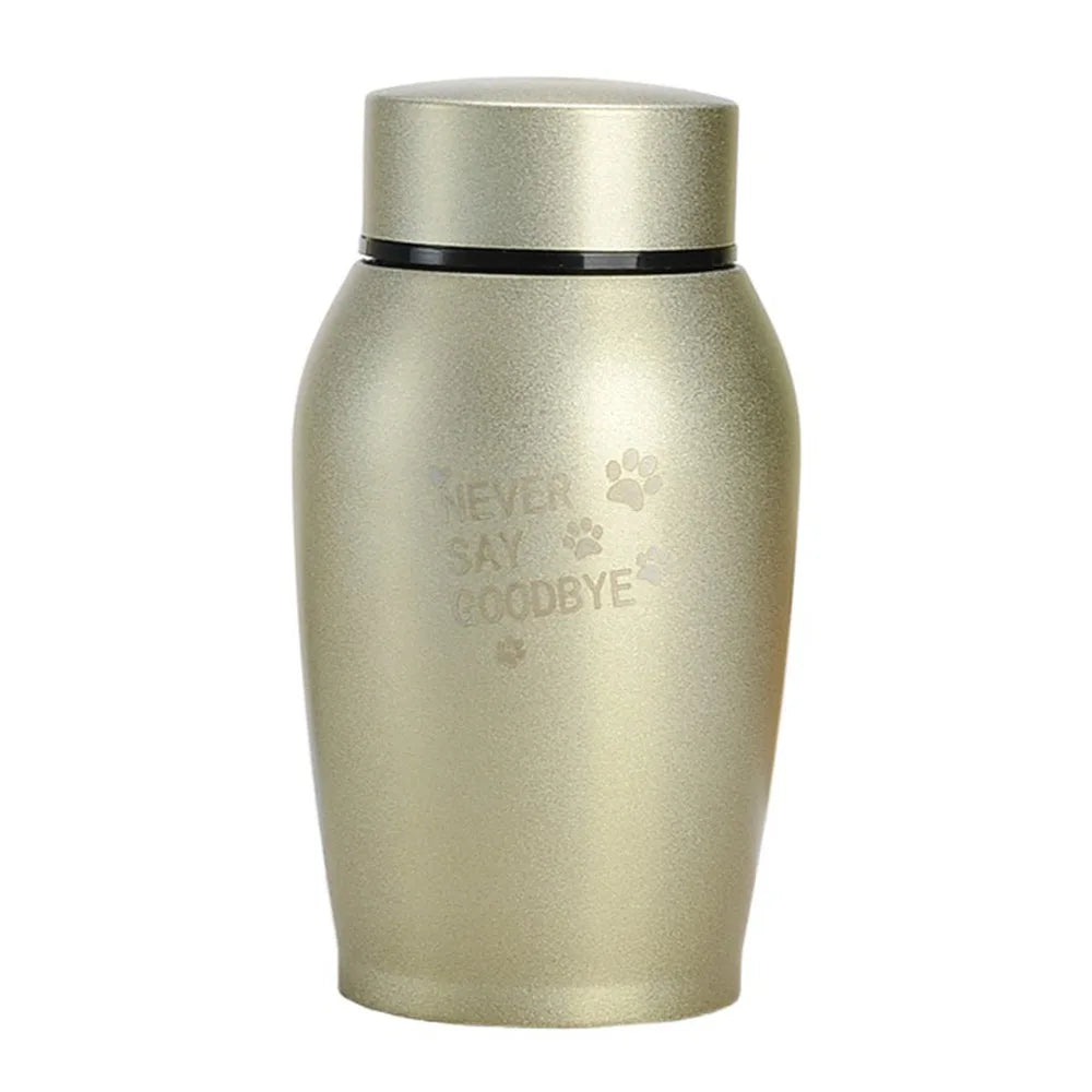 Pet Memorial Ashes Storage Box with Paw Print Lid
