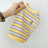 Striped Stretchy Pet Tank Top for Cats and Small Dogs