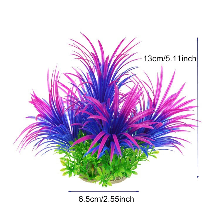 Realistic Artificial Aquarium Plants for Fish Tank Décor