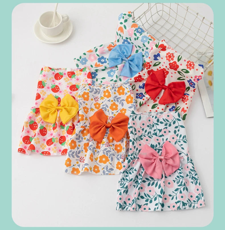 Flower Princess Dress for Small Dogs