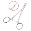 Stainless Steel Pet Grooming Tweezers with Curved Tip