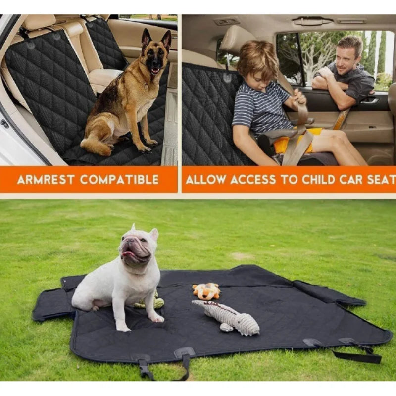 Wasserdichter Autositzschutz für Haustiere mit Armlehne