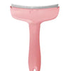 Pet Deshedding Brush with V-Tooth Comb - Gentle Undercoat Rake for Dogs & Cats