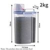 Airtight Pet Food Storage Container with Measuring Cup