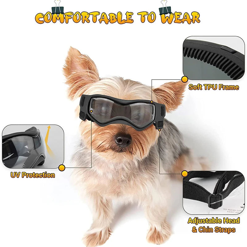 Gafas de Sol UV Ajustables para Perros
