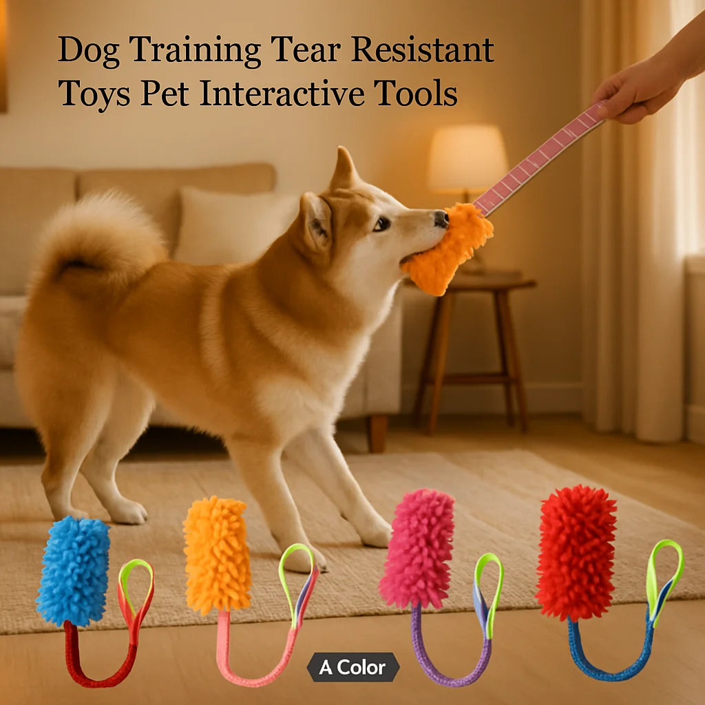 Durable Plush Rope Chew Toy for Aggressive Chewers