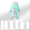 Small Dog Full-Body Raincoat with 4-Leg Coverage
