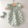 Vestido de Verano para Mascotas con Estampado de Puntos en Algodón