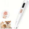 Quiet Pet Grooming Trimmer with LED Light – Cordless & USB Rechargeable