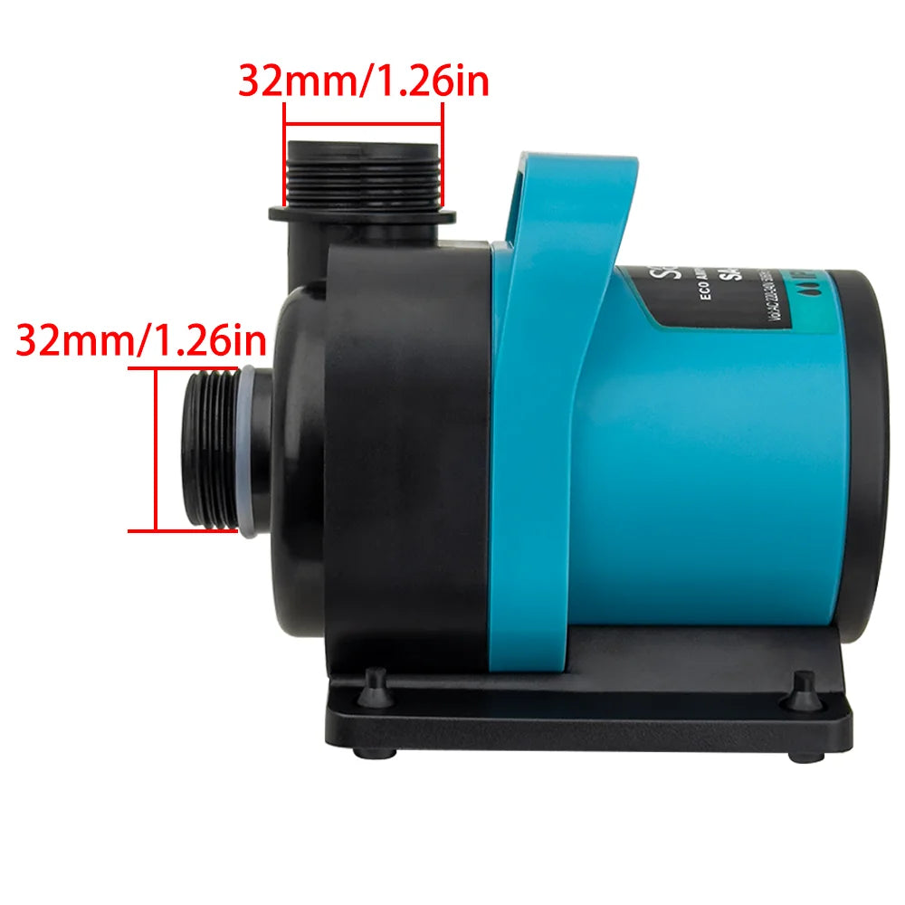 Ultra-Quiet Submersible Aquarium Water Pump with Adjustable Flow