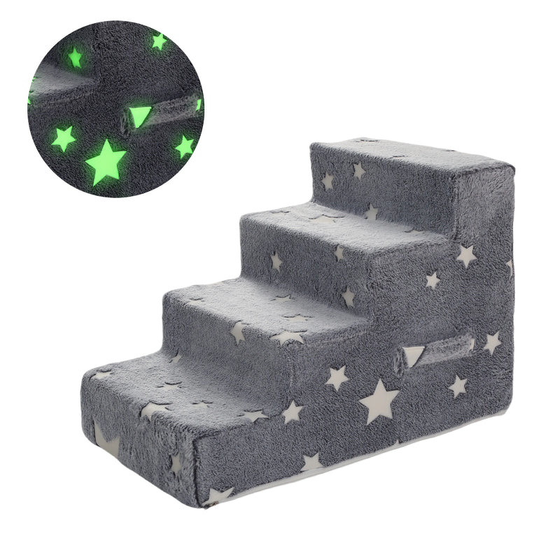 Detachable Pet Stairs with Soft Foam Steps