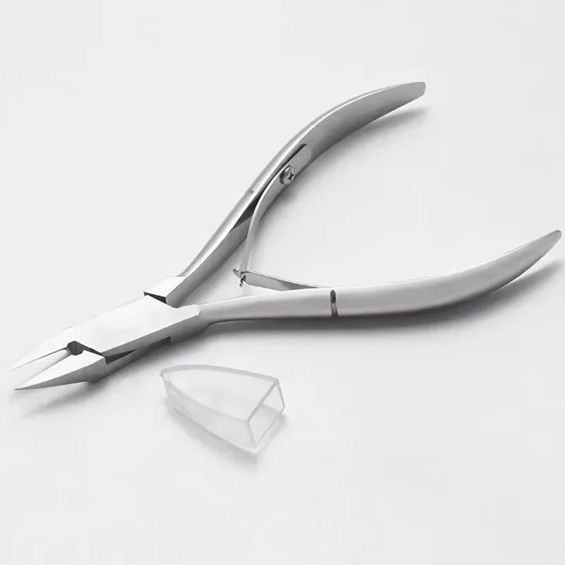 Precision Stainless Steel Cuticle Nipper for Salon-Quality Nail Care